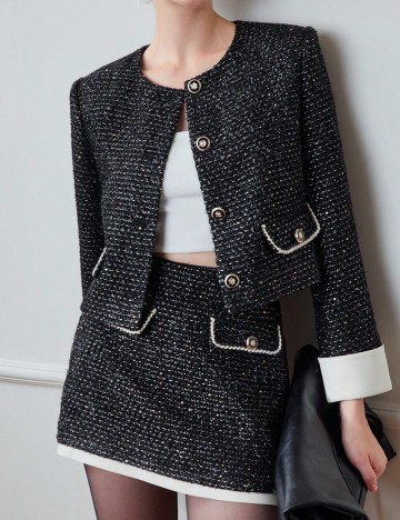 Sacou MOTF by Shein, negru