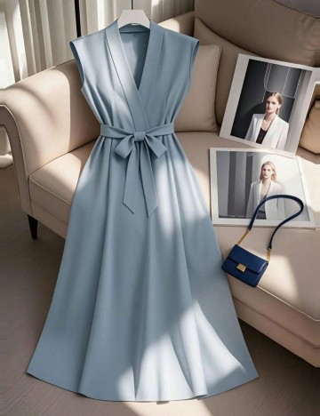 Rochie midi Shein, albastru