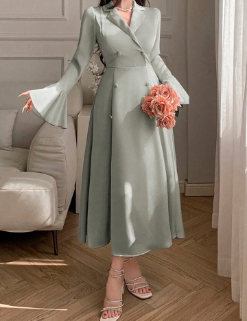 Rochie midi Shein DAZY, verde