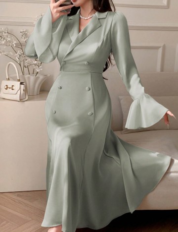 Rochie midi Shein DAZY, verde