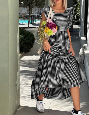 Rochie maxi Shein, mix culori