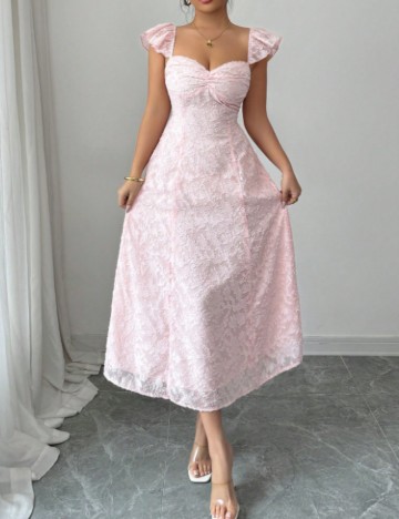 Rochie midi Shein, roz