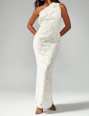 Rochie maxi Shein Missguided, alb