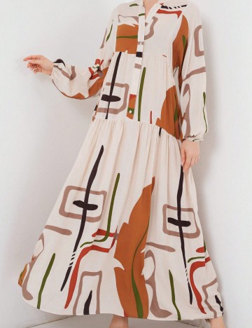 Rochie maxi Shein, mix culori