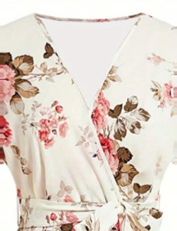 Rochie midi Shein, mix culori