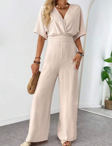 Salopetă lungă Shein, bej