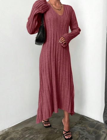 Rochie midi Shein, roz