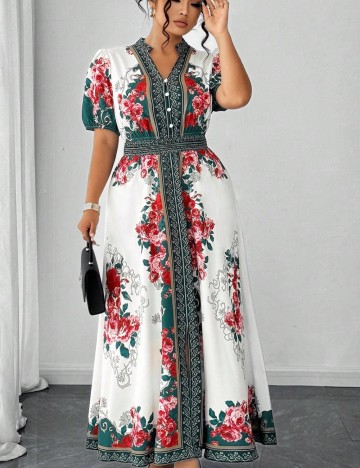 Rochie midi Shein, alb