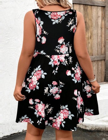 Rochie mini Shein Curve+, negru