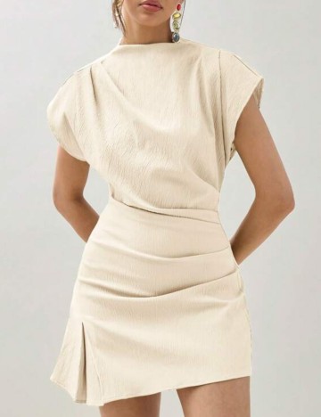 Rochie mini Shein, crem