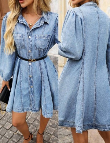 Rochie de blugi Shein, albastru