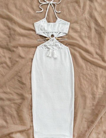 Rochie midi Shein, alb