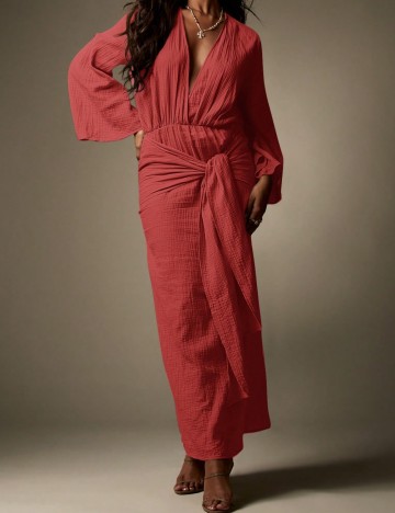 Rochie maxi Shein Missguided, vișiniu