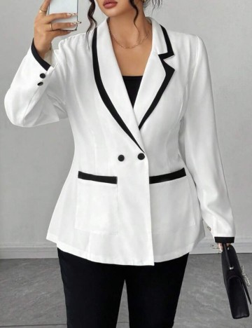 Sacou Shein Curve+, alb