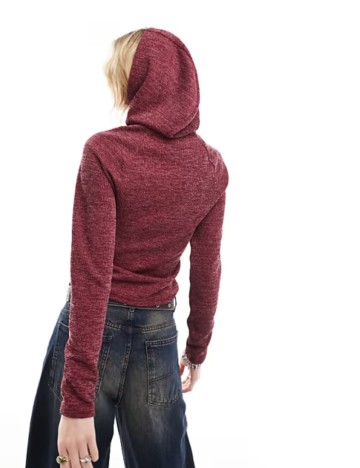 Hanorac ASOS, vișiniu