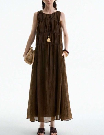 Rochie maxi Shein, maro