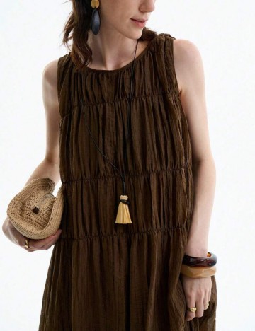 Rochie maxi Shein, maro