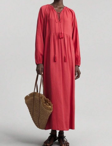 Rochie maxi Shein Ontre, roz