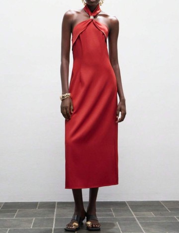 Rochie midi Shein, vișiniu