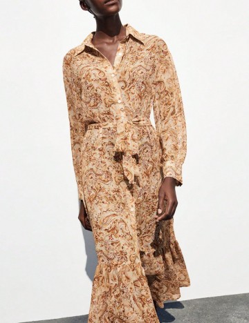 Rochie midi Shein, mix culori