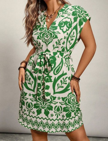 Rochie mini Shein Curve+, mix culori