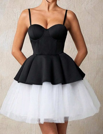 Rochie mini Shein, mix culori