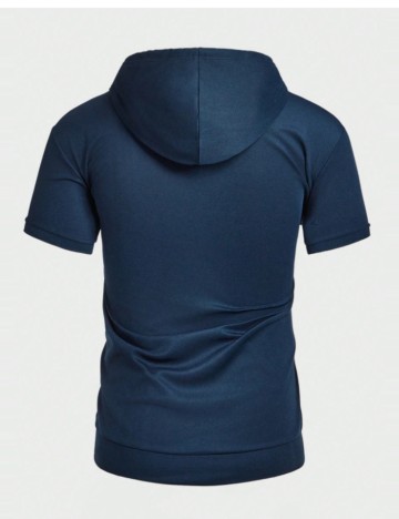 Tricou Shein MANFINITY, albastru