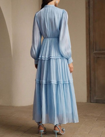 Rochie maxi Shein Anewsta, albastru