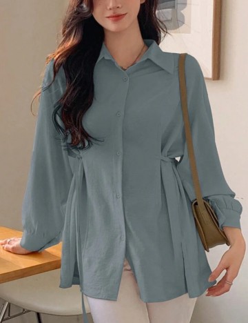 Cămașă Shein, albastru