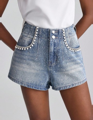 Jeans Shein, albastru