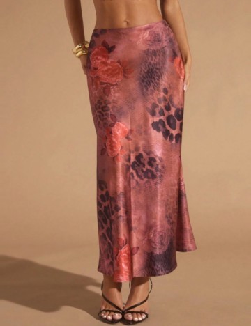 Fustă maxi Shein, mix culori