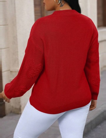 Pulover Shein, roșu