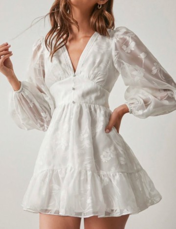 Rochie mini Shein, alb