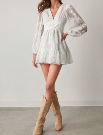 Rochie mini Shein, alb