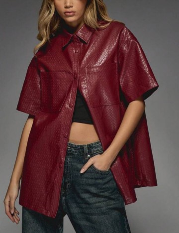 Jachetă Shein, vișiniu