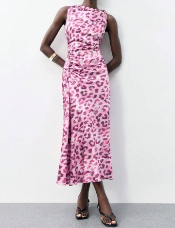 Rochie midi Shein, mix culori