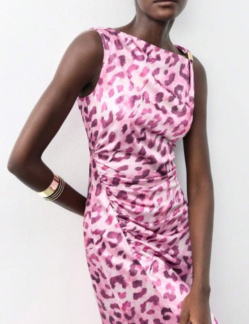 Rochie midi Shein, mix culori