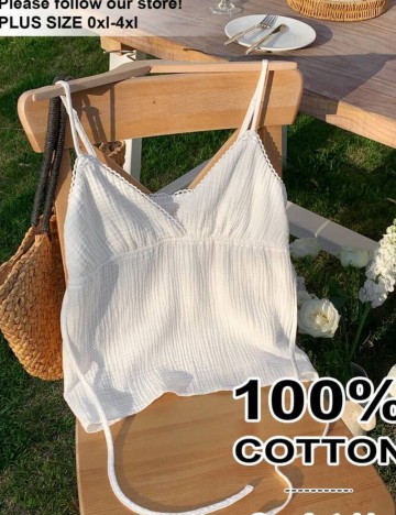 Top Shein Curve+, alb