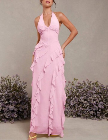 Rochie maxi Shein, roz