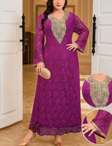 Rochie maxi Shein Curve+, mov