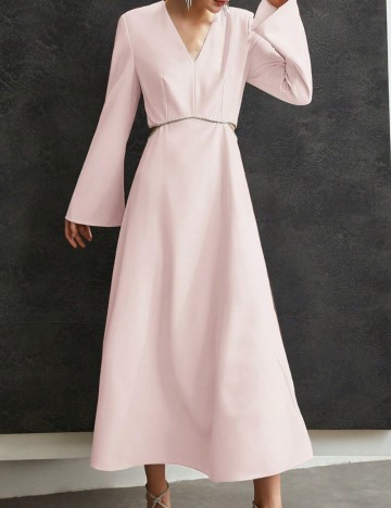 Rochie midi Shein MOTF, roz