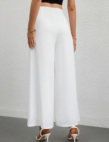 Pantaloni Shein, alb