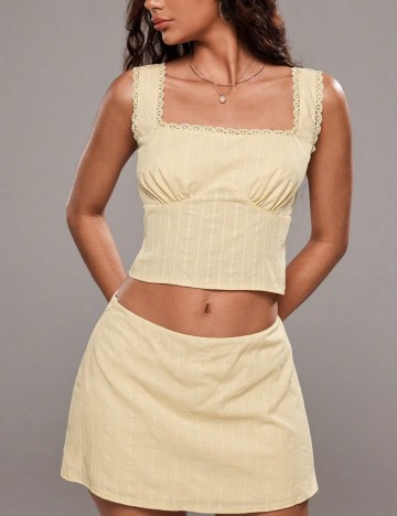 Compleu Shein, galben