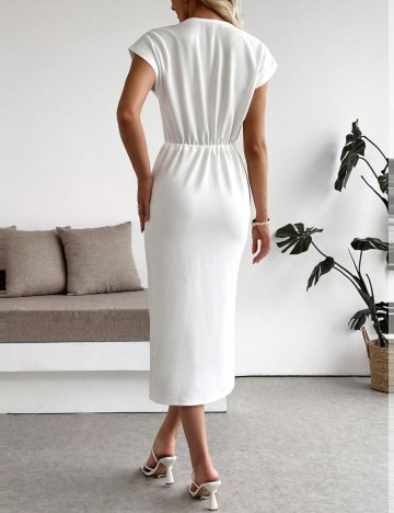 Rochie midi Shein, alb