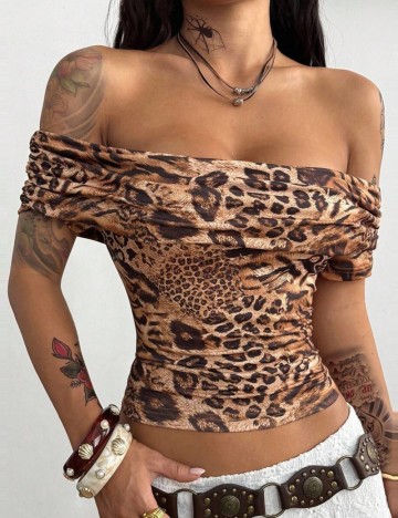 Top Shein, mix culori