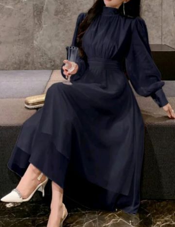 Rochie midi Shein, albastru