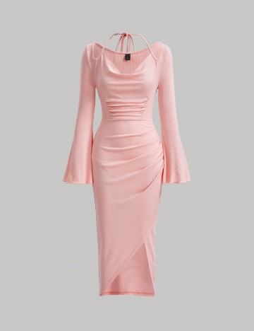 Rochie midi Shein, roz