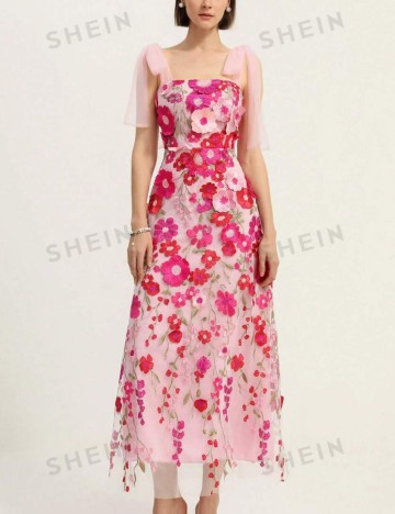 Rochie maxi Shein, roz