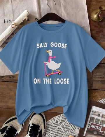 Tricou Shein, albastru