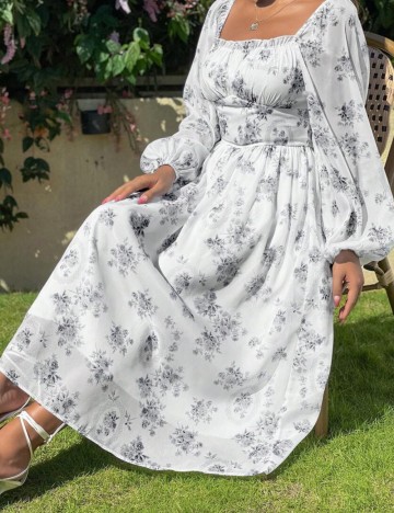 Rochie midi Shein, mix culori